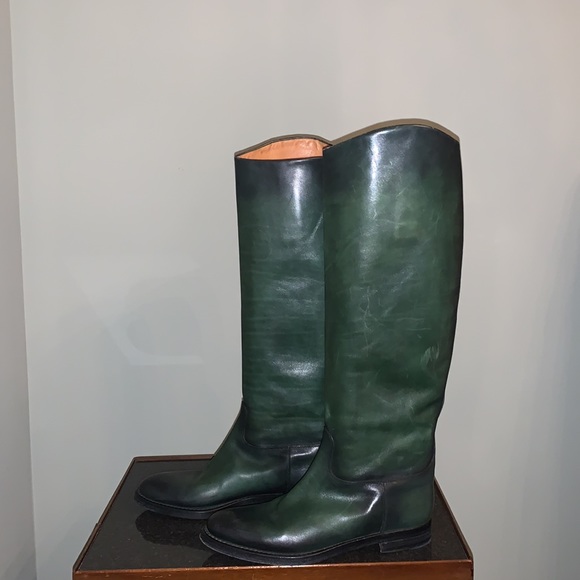 Gucci women boots in green size 39 - Picture 2 of 12